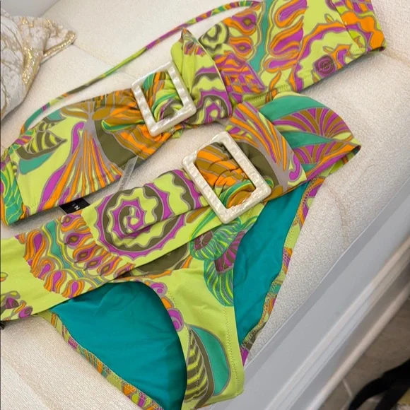 NWT ZINGARA Vibrant Multicolor Women's BIKINI